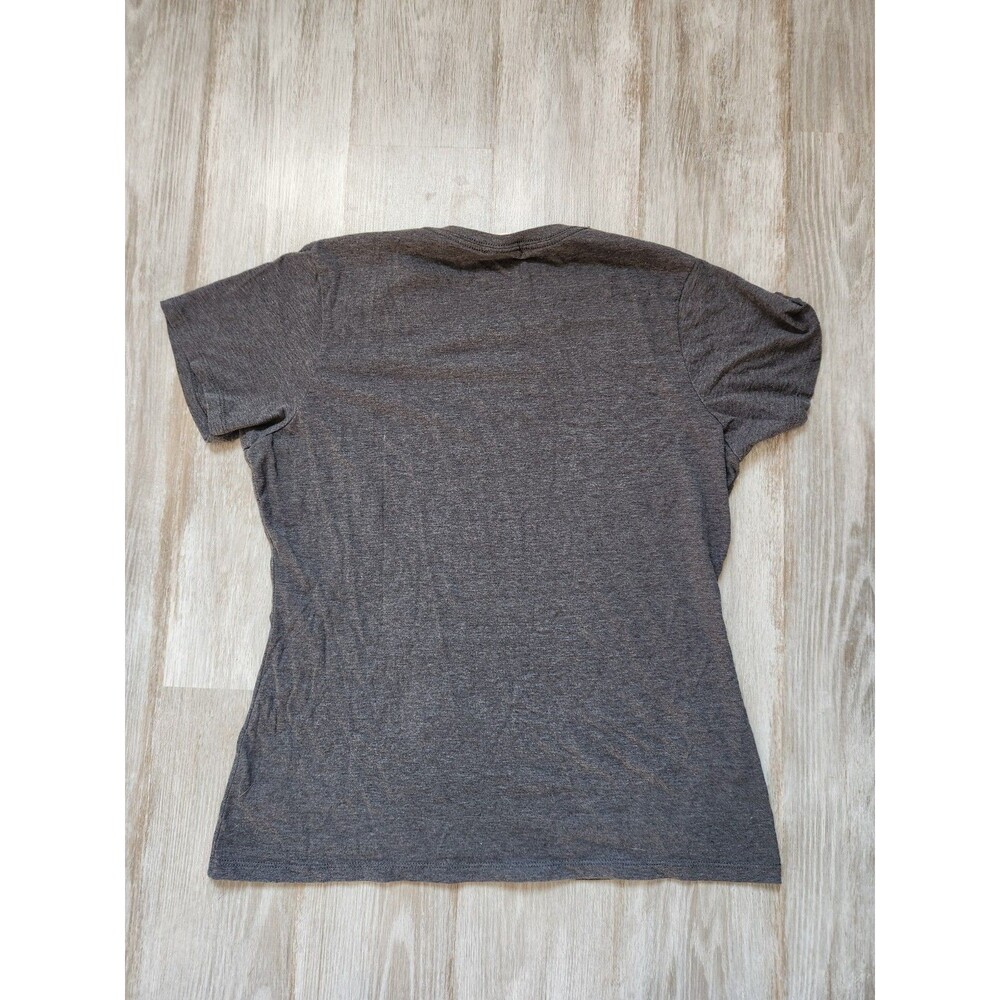 Snoopy Great Pumpkin Believer Shirt Womens L Gray Peanuts Halloween Tee EUC - Picture 6 of 6